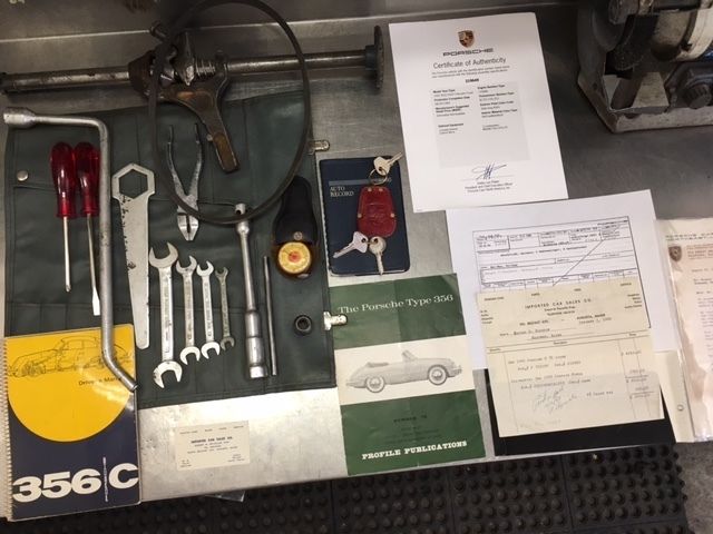 1965 Gray Porsche 356 Coupe