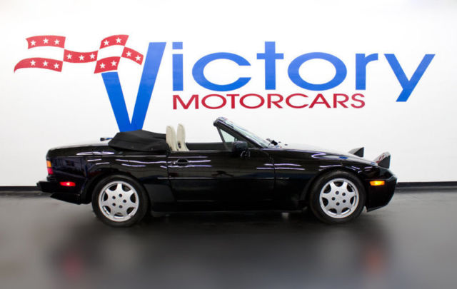 1990 BLACK W/ BLACK TOP Porsche 944 Convertible