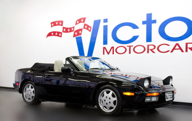 1990 BLACK W/ BLACK TOP Porsche 944 Convertible
