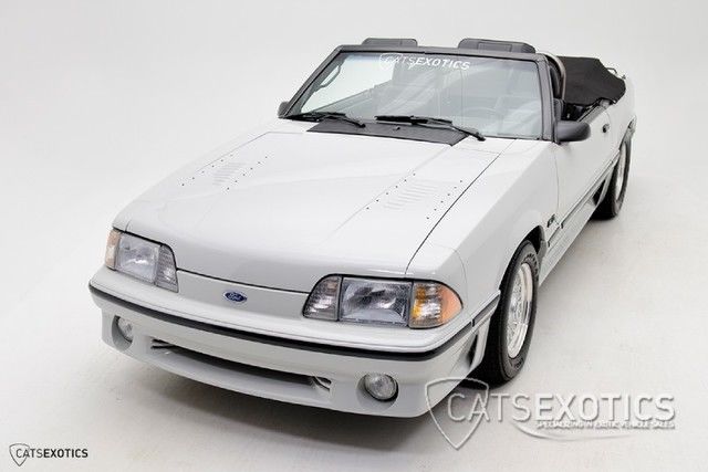 1987 Gray Ford Mustang Convertible