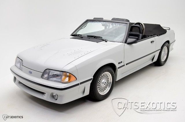 1987 Gray Ford Mustang Convertible