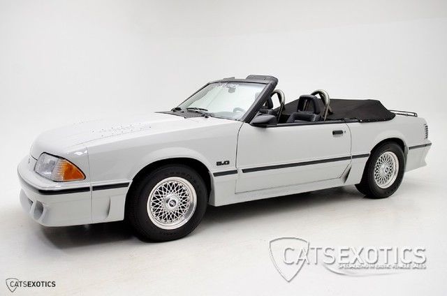 1987 Gray Ford Mustang Convertible