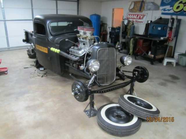 1936 flat black Chevrolet Other Pickups Cab & Chassis