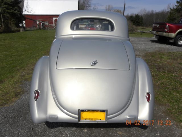 1936 Silver Ford 5 window coupe Coupe