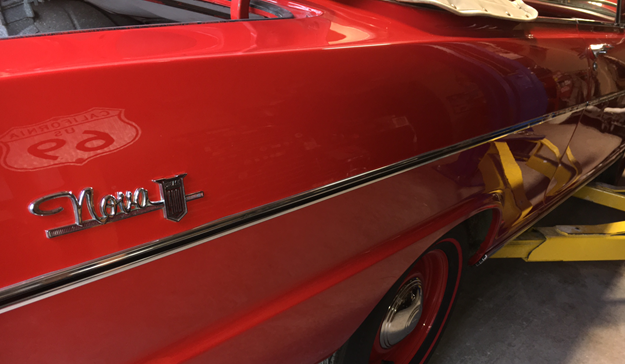 1962 Red Chevrolet Nova Convertible