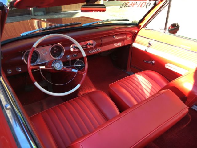 1962 Red Chevrolet Nova Convertible