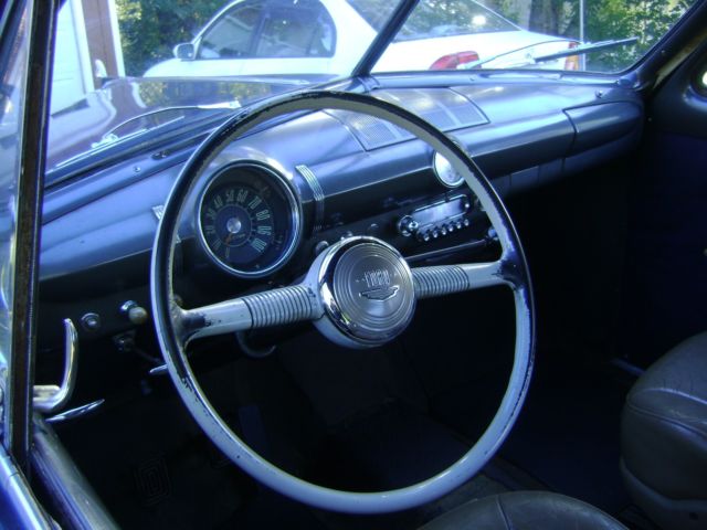 1949 Blue Ford Deluxe Sedan