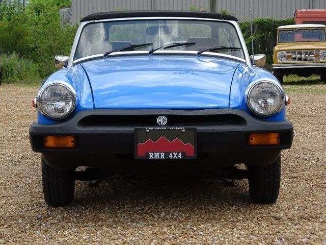 1979 Blue MG Midget Convertible