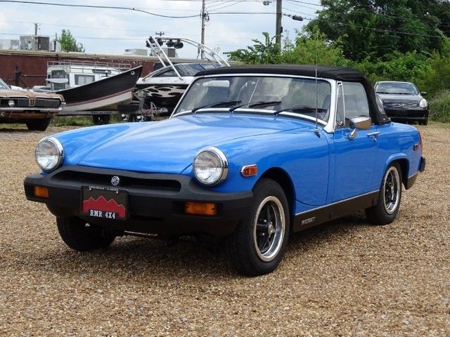1979 Blue MG Midget Convertible