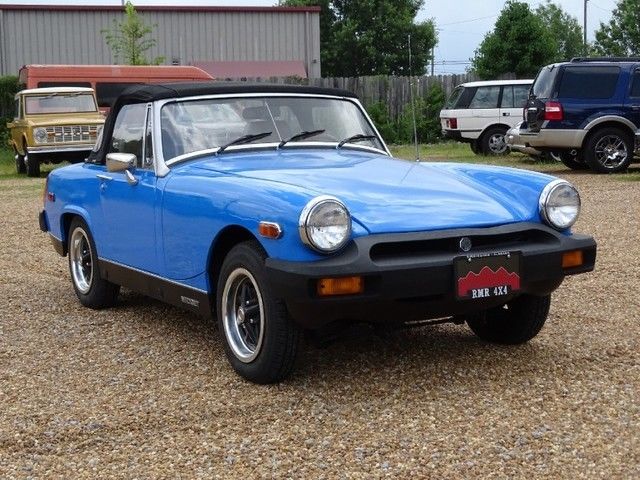 1979 Blue MG Midget Convertible