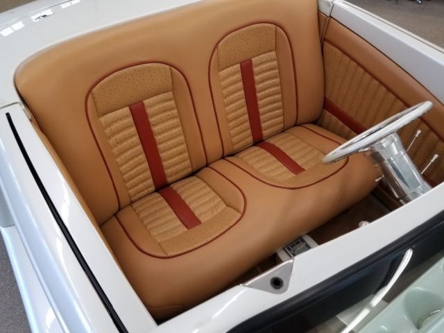 1937 White Ford Custom  Roadster Coupe