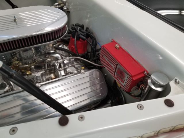 1937 White Ford Custom  Roadster Coupe