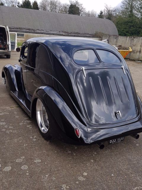 1937 Black Ford Ford slantback custom van Custom Van