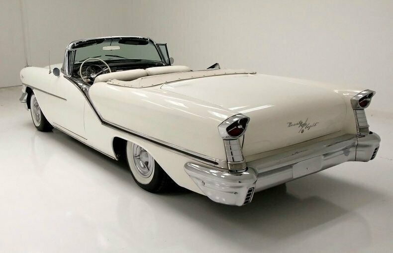 1957 White Oldsmobile Ninety-Eight Convertible