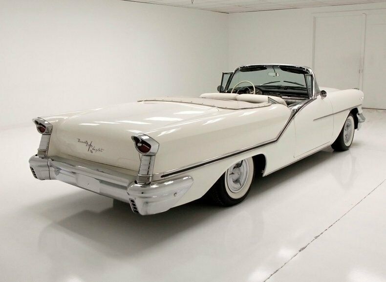 1957 White Oldsmobile Ninety-Eight Convertible