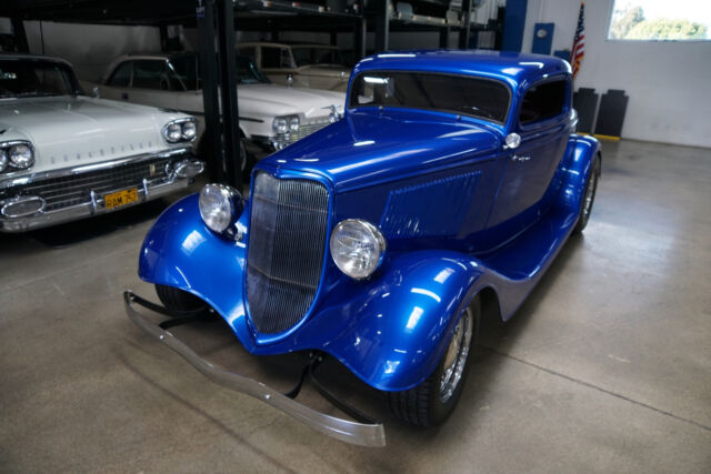 1933 Blue Ford 3 Window Custom SPCN with 375 miles! 3 Window Custom Coupe
