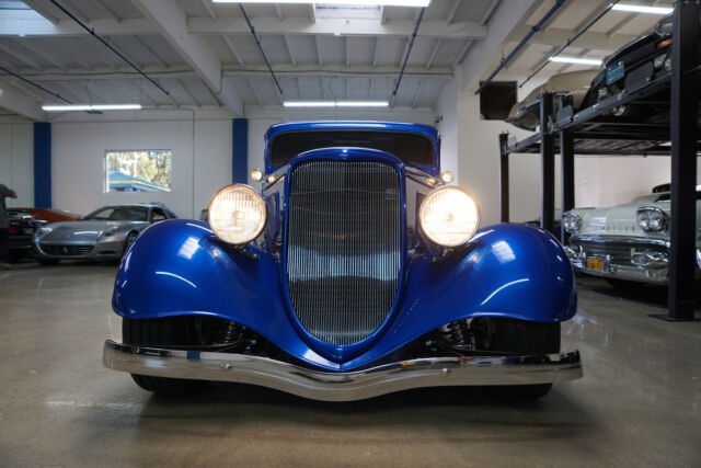 1933 Blue Ford 3 Window Custom SPCN with 375 miles! 3 Window Custom Coupe