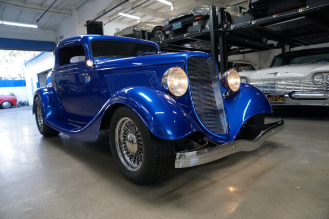 1933 Blue Ford 3 Window Custom SPCN with 375 miles! 3 Window Custom Coupe