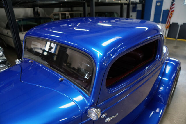 1933 Blue Ford 3 Window Custom SPCN with 375 miles! 3 Window Custom Coupe