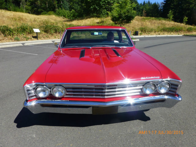 1967 Factory correct Red Chevrolet El Camino