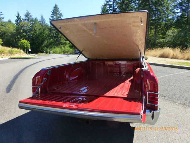 1967 Factory correct Red Chevrolet El Camino