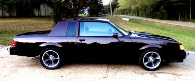 1987 BLACK CHERRY Buick Grand National COUPE