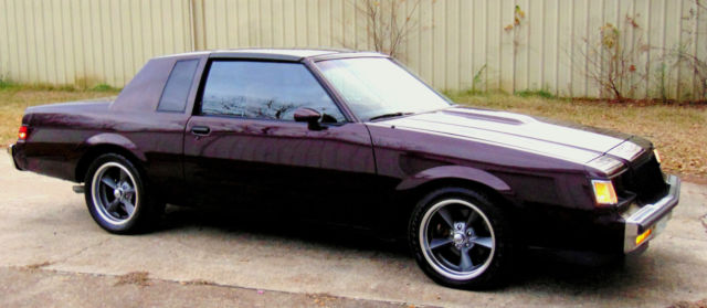 1987 BLACK CHERRY Buick Grand National COUPE
