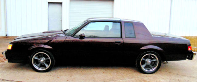 1987 BLACK CHERRY Buick Grand National COUPE