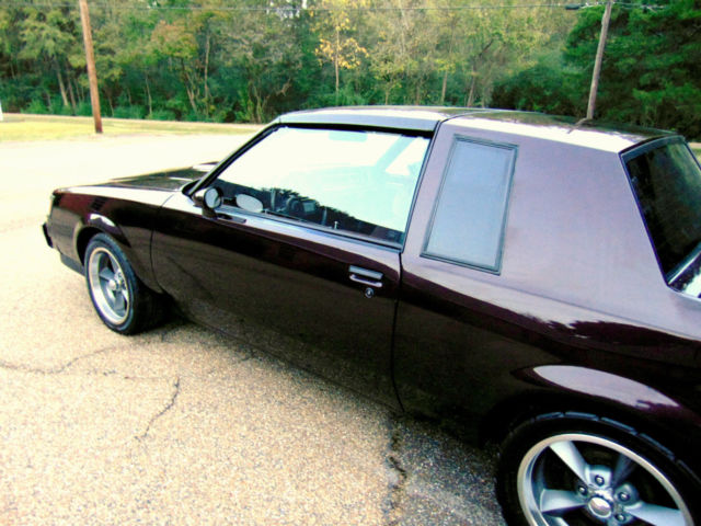 1987 BLACK CHERRY Buick Grand National COUPE
