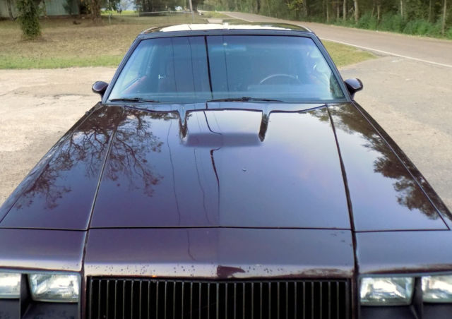 1987 BLACK CHERRY Buick Grand National COUPE