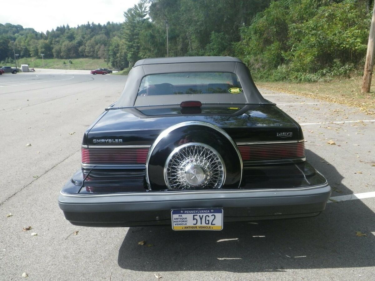 1986 Black Chevrolet CORVAIR Convertible