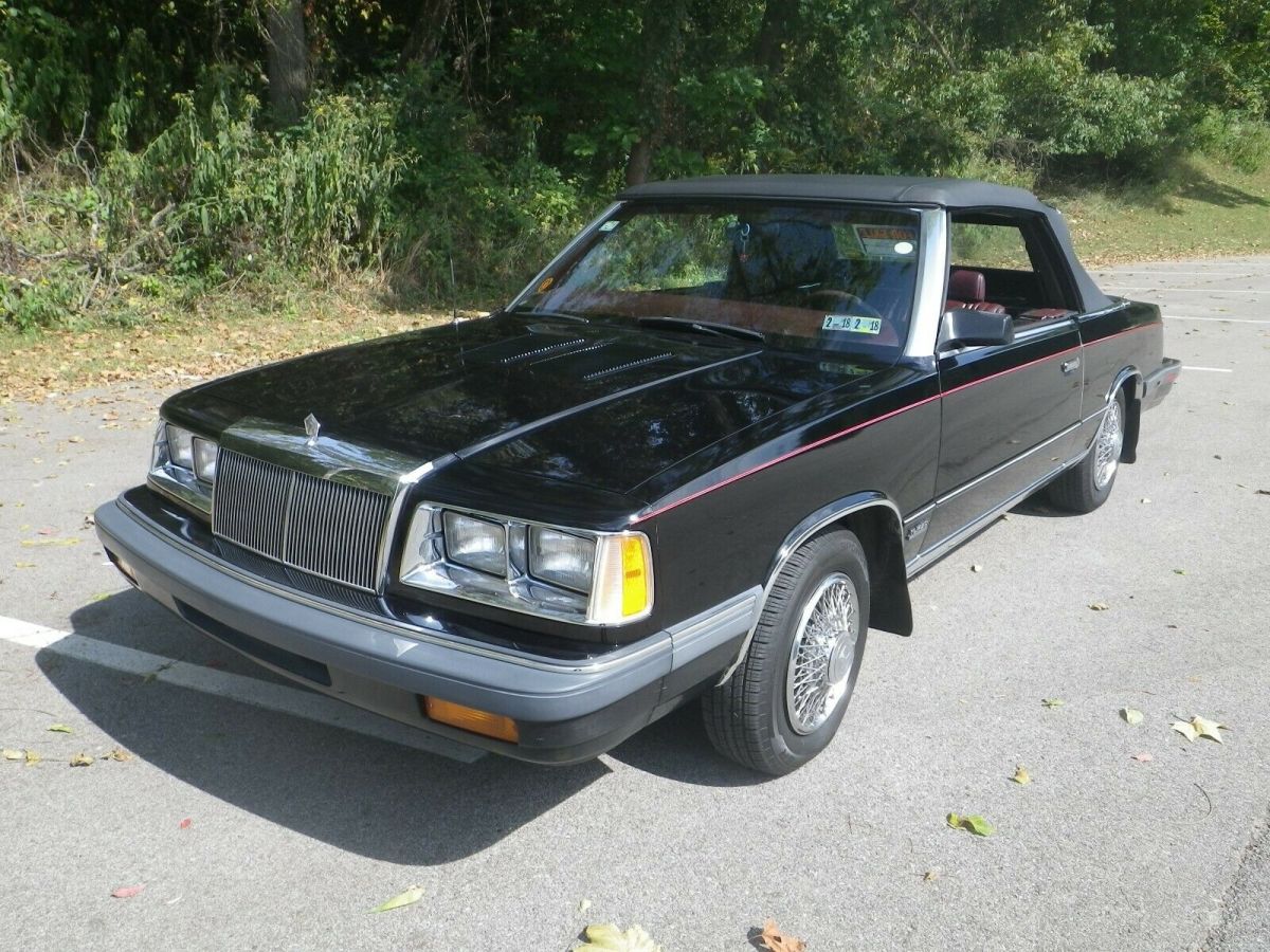 1986 Black Chevrolet CORVAIR Convertible