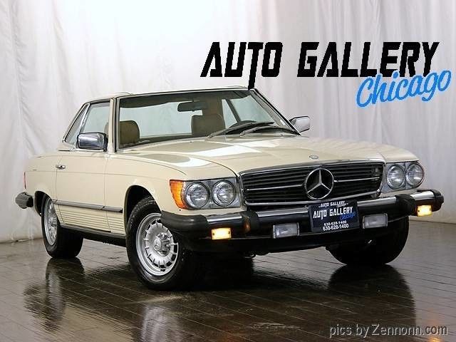 1982 White Mercedes-Benz SL-Class Convertible