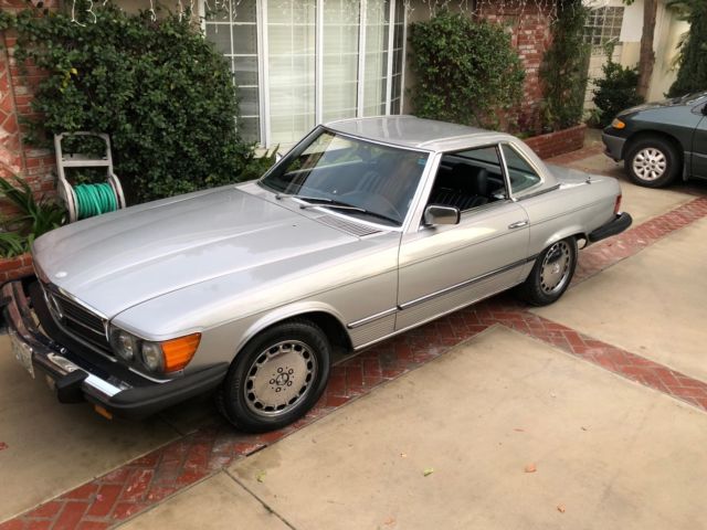 1981 Silver Mercedes-Benz 300-Series Convertible