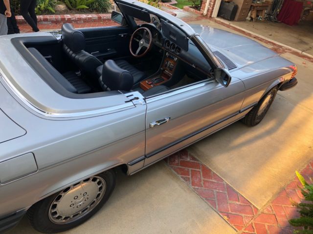 1981 Silver Mercedes-Benz 300-Series Convertible