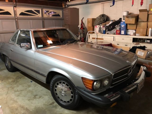 1981 Silver Mercedes-Benz 300-Series Convertible