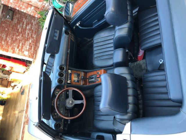 1981 Silver Mercedes-Benz 300-Series Convertible