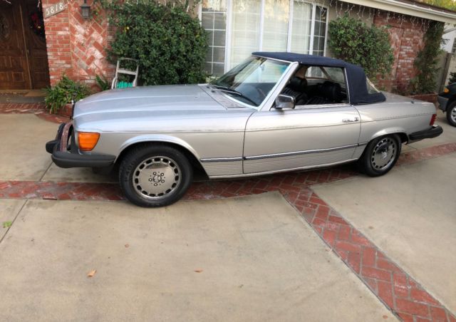 1981 Silver Mercedes-Benz 300-Series Convertible