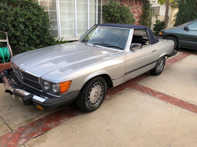 1981 Silver Mercedes-Benz 300-Series Convertible