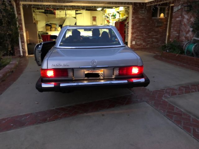 1981 Silver Mercedes-Benz 300-Series Convertible