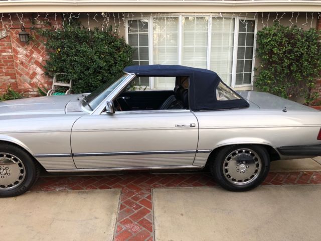 1981 Silver Mercedes-Benz 300-Series Convertible