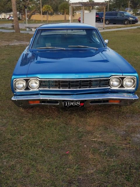 1968 Blue Plymouth Road Runner Coupe