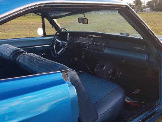 1968 Blue Plymouth Road Runner Coupe