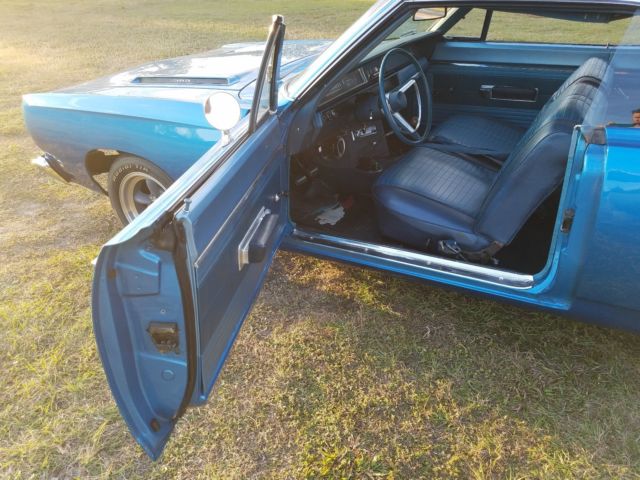 1968 Blue Plymouth Road Runner Coupe