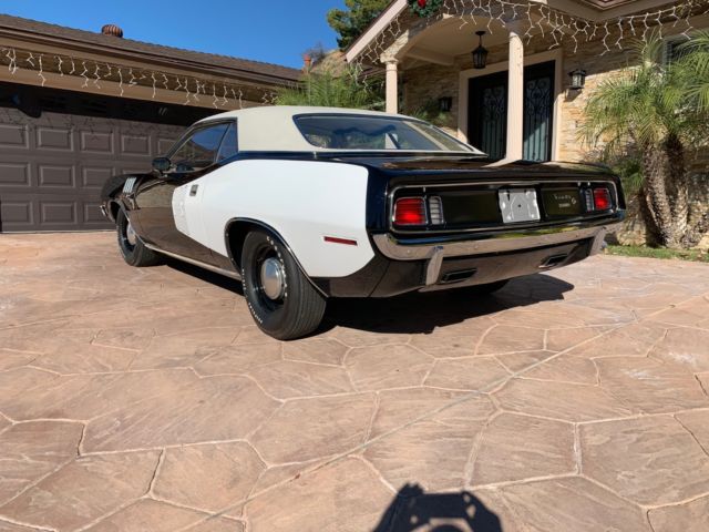 1971 Black Plymouth Barracuda Coupe