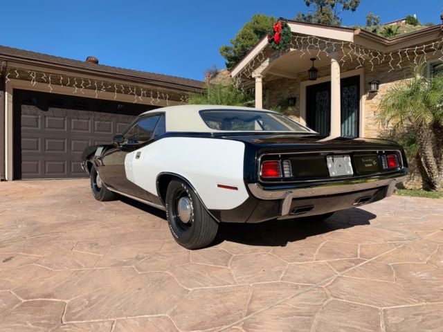 1971 Black Plymouth Barracuda Coupe