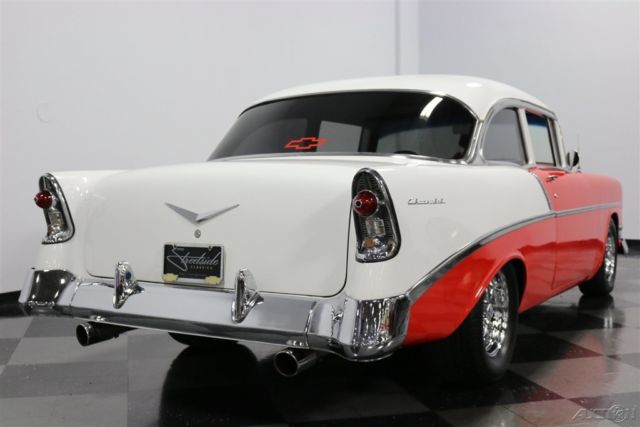 1956 White Chevrolet 210