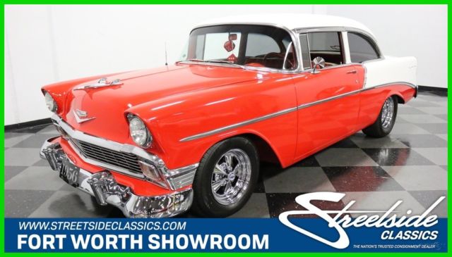 1956 White Chevrolet 210