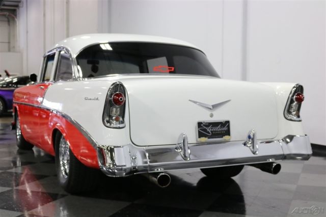 1956 White Chevrolet 210