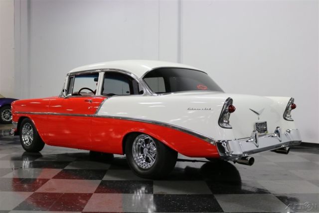 1956 White Chevrolet 210